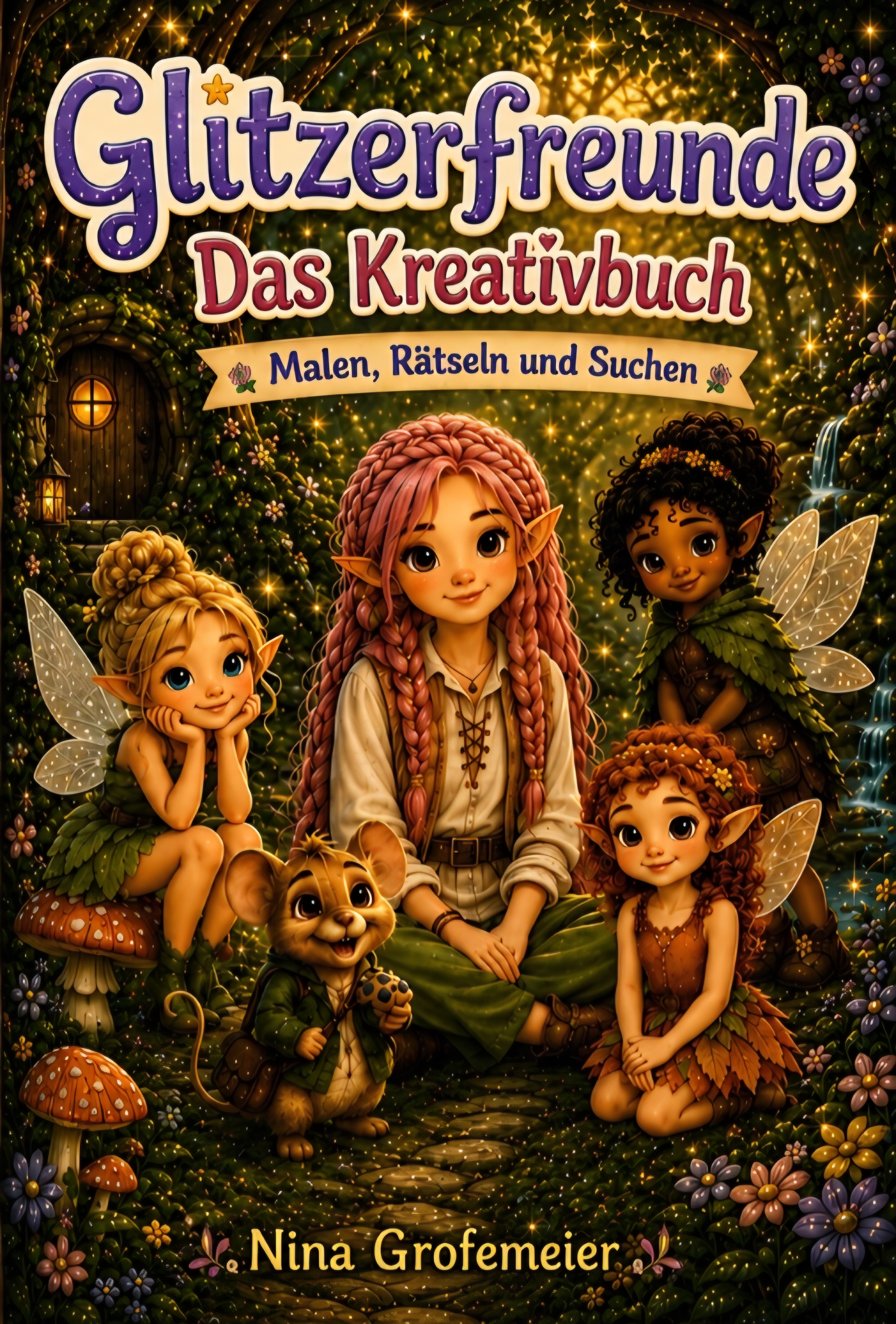 Cover Die Glitzerfreunde – Das Kreativbuch